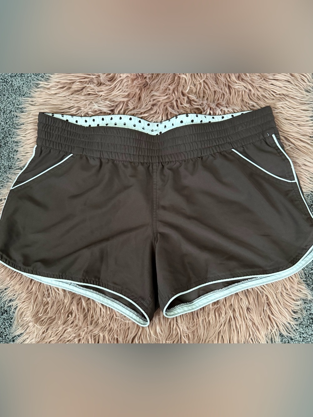 Xhilaration Black Athletic Shorts XL Running Gym Lined 18” Waist EUC